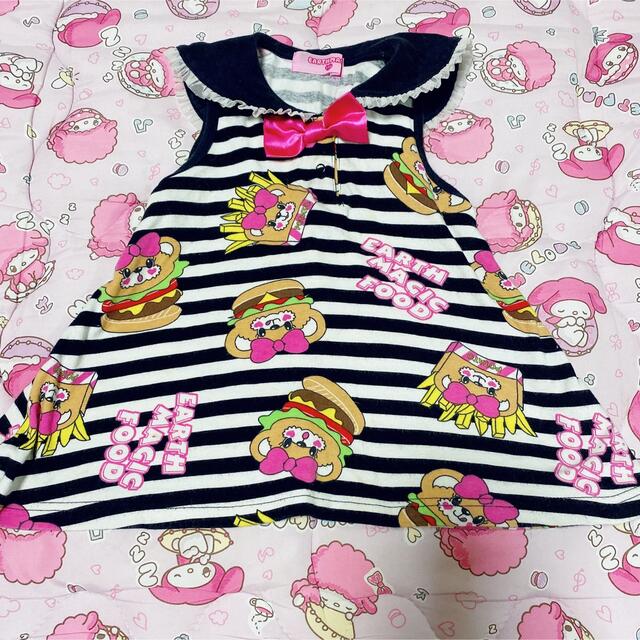 EARTHMAGIC(アースマジック)のEARTHMAGIC ワンピース 110 キッズ/ベビー/マタニティのキッズ服女の子用(90cm~)(ワンピース)の商品写真