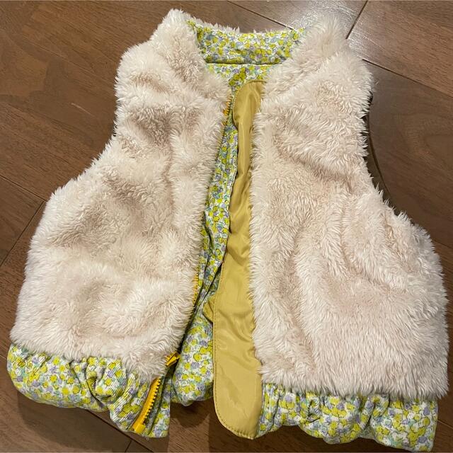 RAG MART(ラグマート)のラグマート　ツーウェイ　ベスト　100 キッズ/ベビー/マタニティのキッズ服女の子用(90cm~)(ジャケット/上着)の商品写真