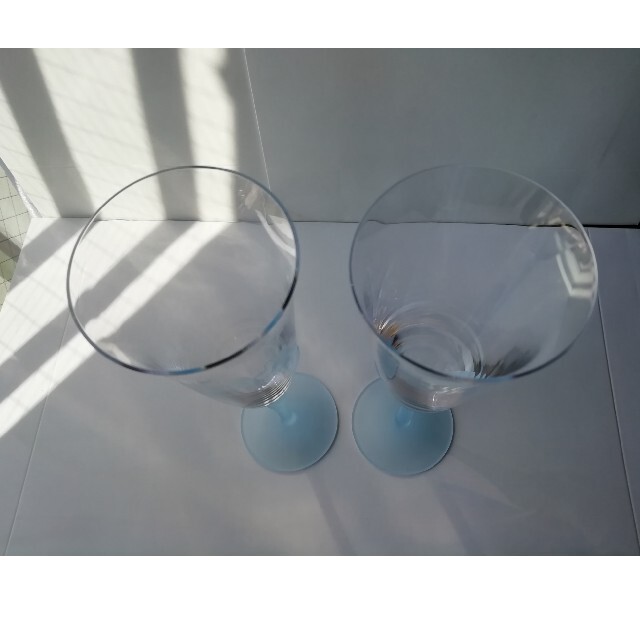 ペア ビアグラス　シャンパングラス インテリア/住まい/日用品のキッチン/食器(グラス/カップ)の商品写真