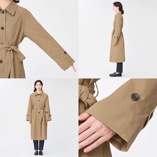 GU(ジーユー)の【新品未使用】GU バルマカーンコート Lサイズ 春コート トレンチ ブラウン レディースのジャケット/アウター(トレンチコート)の商品写真