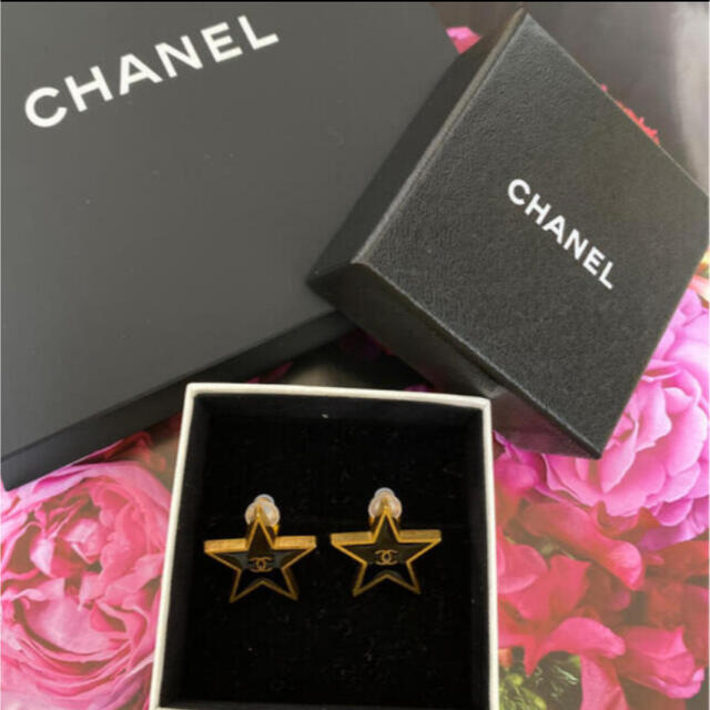イヤリング シャネル CHANEL イヤリング 片耳 ヴィンテージ 星