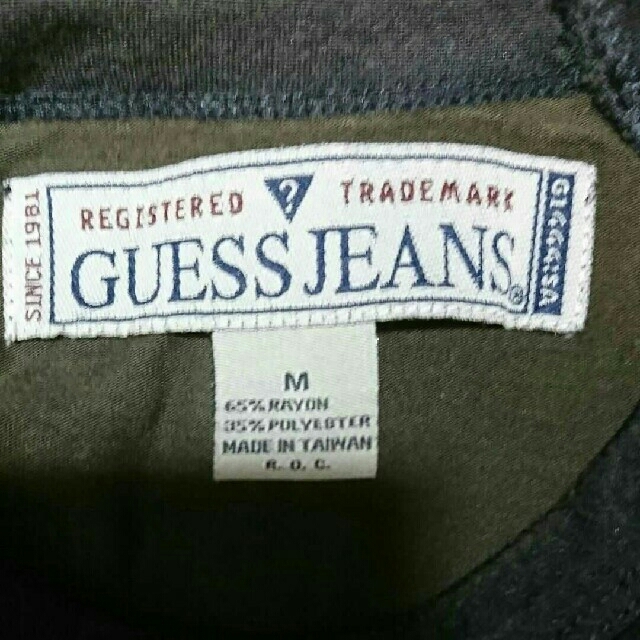 GUESS(ゲス)の美品 GUESS ゲス 秋冬 ロンT カットソー メンズ トップス メンズのトップス(Tシャツ/カットソー(七分/長袖))の商品写真