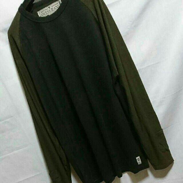 GUESS(ゲス)の美品 GUESS ゲス 秋冬 ロンT カットソー メンズ トップス メンズのトップス(Tシャツ/カットソー(七分/長袖))の商品写真