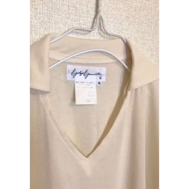 Yohji Yamamoto(ヨウジヤマモト)のレア！ヨウジヤマモト　スキッパーカットソー レディースのトップス(カットソー(半袖/袖なし))の商品写真