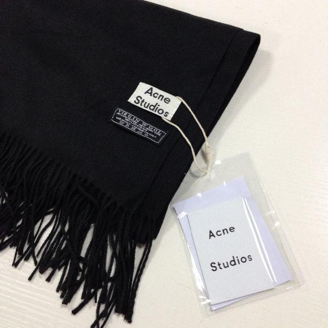 Acne Studios マフラー　ブラック