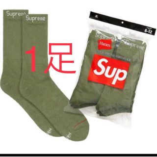 シュプリーム(Supreme)のsupreme Hanes crew socks  バラ売り(ソックス)