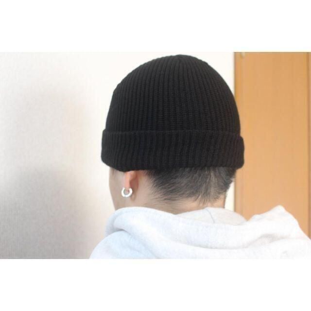 【ayuri様専用】ニットキャップ 黒×2 グレー ネイビー グリーン メンズの帽子(ニット帽/ビーニー)の商品写真