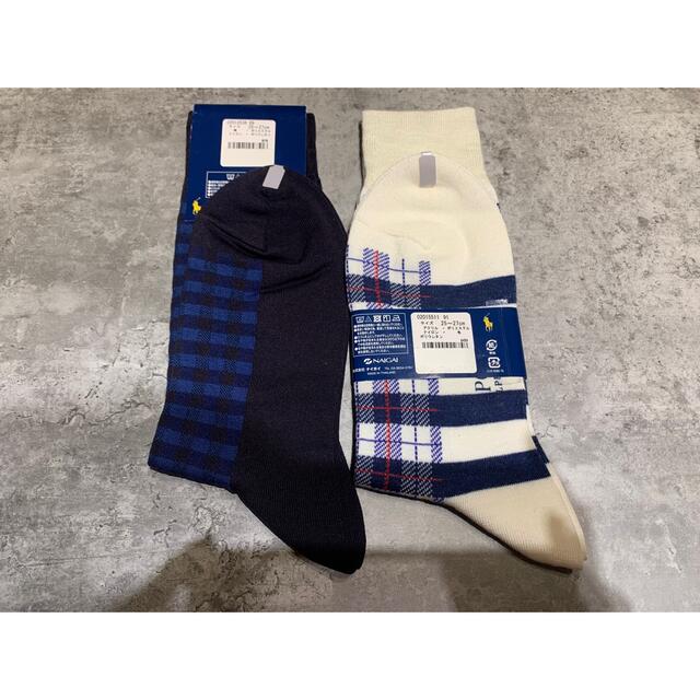 POLO RALPH LAUREN(ポロラルフローレン)のPOLO RALPH LAUREN メンズソックス2足セット【新品タグ付】 メンズのレッグウェア(ソックス)の商品写真