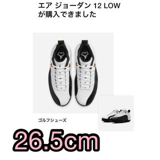 ナイキ(NIKE)の26.5   Nike AIR JORDAN 12 LOW Golf TAXI(シューズ)