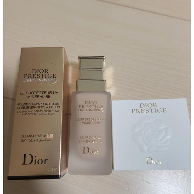 Dior(ディオール)のDIOR プレステージ　ホワイトルプロテクター　UVミネラルBB01 コスメ/美容のベースメイク/化粧品(BBクリーム)の商品写真