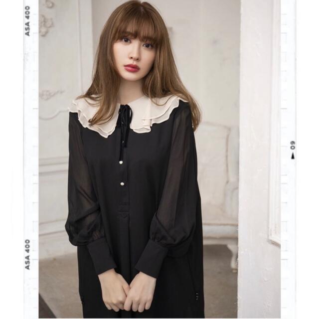 レディース新品未使用 Romantic Volume Sleeve Midi Dress♡