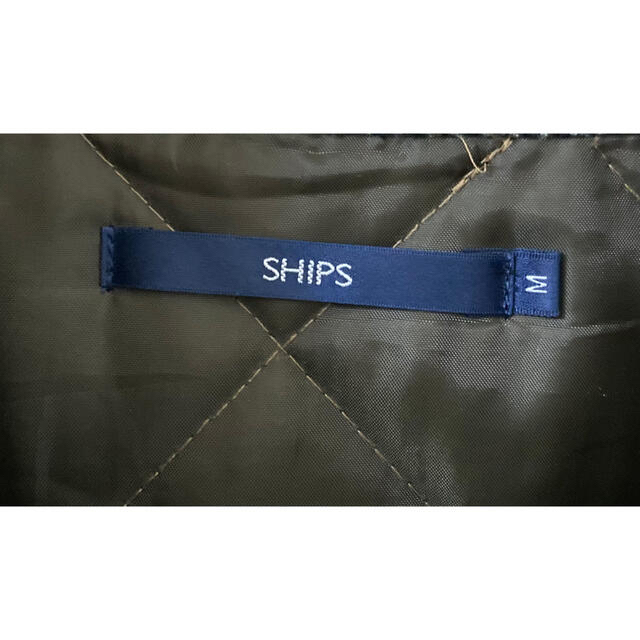 SHIPS(シップス)のSHIPS シップス 千鳥格子 デザイン  中綿ベスト パーカー M ジャケット メンズのトップス(ベスト)の商品写真