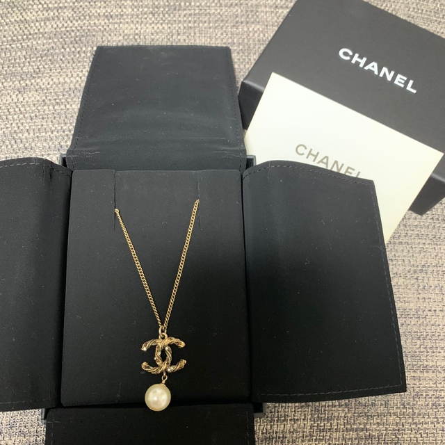 CHANEL ココマーク パールネックレスネックレス