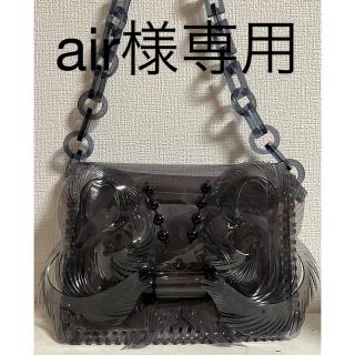 未使用品(箱タグ付き)☆mame チェーンバッグ ショルダーバッグ ブラック