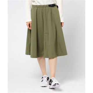 ザノースフェイス(THE NORTH FACE)のノースフェイス PICNIC SKIRT カーキ M NBW41705 スカート(ひざ丈スカート)