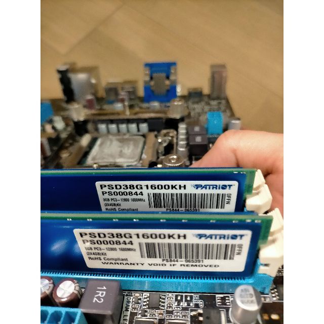 ASUS B75M-PLUS/Intel Core i5ｰ34/8GB セット 1
