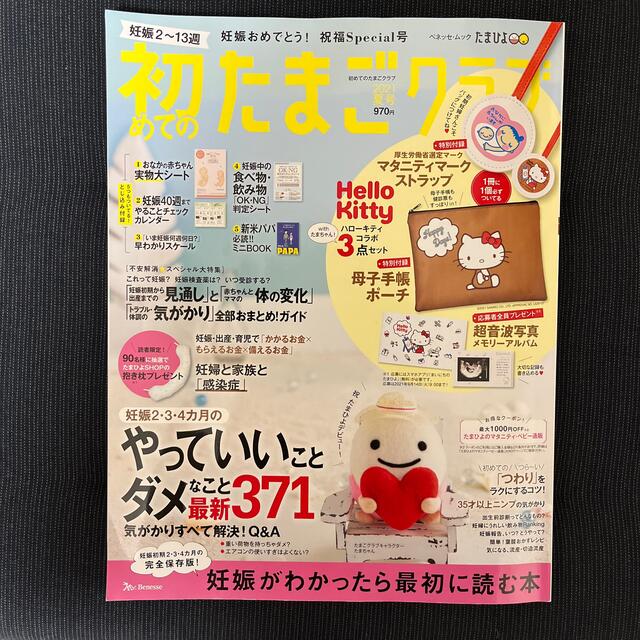 初めてのたまごクラブ 妊娠がわかったら最初に読む本 ２０２１年夏号 エンタメ/ホビーの雑誌(結婚/出産/子育て)の商品写真