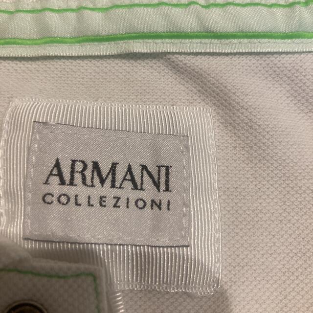 ARMANI COLLEZIONI(アルマーニ コレツィオーニ)のARMANI ポロシャツ　週末値下げ メンズのトップス(ポロシャツ)の商品写真