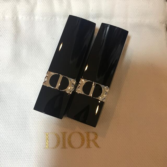 Dior(ディオール)の★ミニルージュディオールセット＋ミニ巾着★ コスメ/美容のキット/セット(コフレ/メイクアップセット)の商品写真