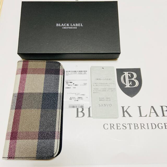 BLACK LABEL CRESTBRIDGE(ブラックレーベルクレストブリッジ)の【新品　未使用】ブラックレーベル　クレストブリッジ   iPhone12 ケース スマホ/家電/カメラのスマホアクセサリー(iPhoneケース)の商品写真