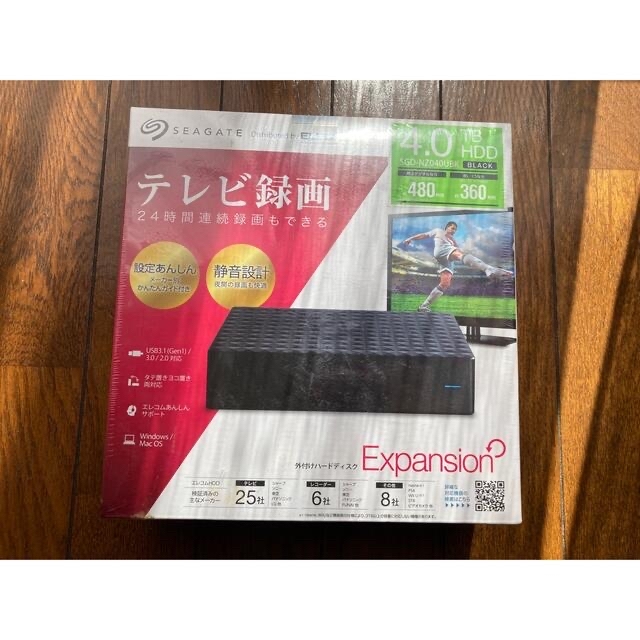 お値下げ❣️Seagate HDD 4TB SGD-JNZ040UBK スマホ/家電/カメラのPC/タブレット(PC周辺機器)の商品写真