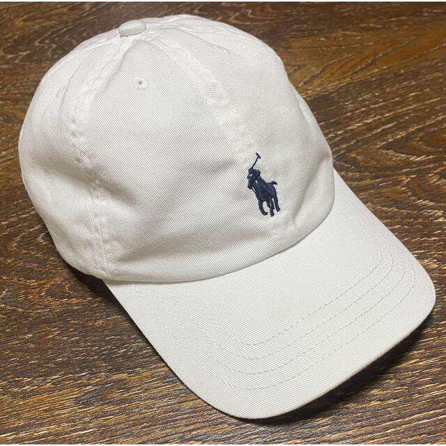 Ralph Lauren(ラルフローレン)の白キャップ POLO メンズの帽子(キャップ)の商品写真