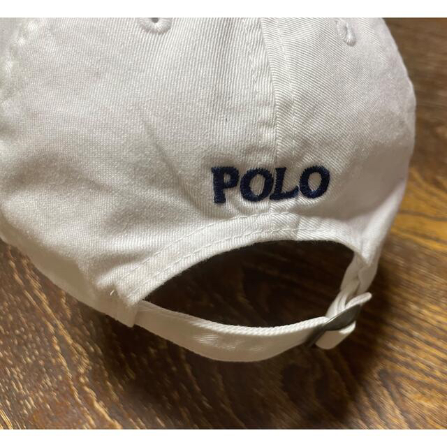 Ralph Lauren(ラルフローレン)の白キャップ POLO メンズの帽子(キャップ)の商品写真