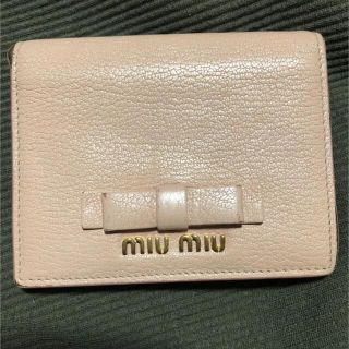 ミュウミュウ(miumiu)のmiumiu ミニウォレット☆お値下げ(財布)