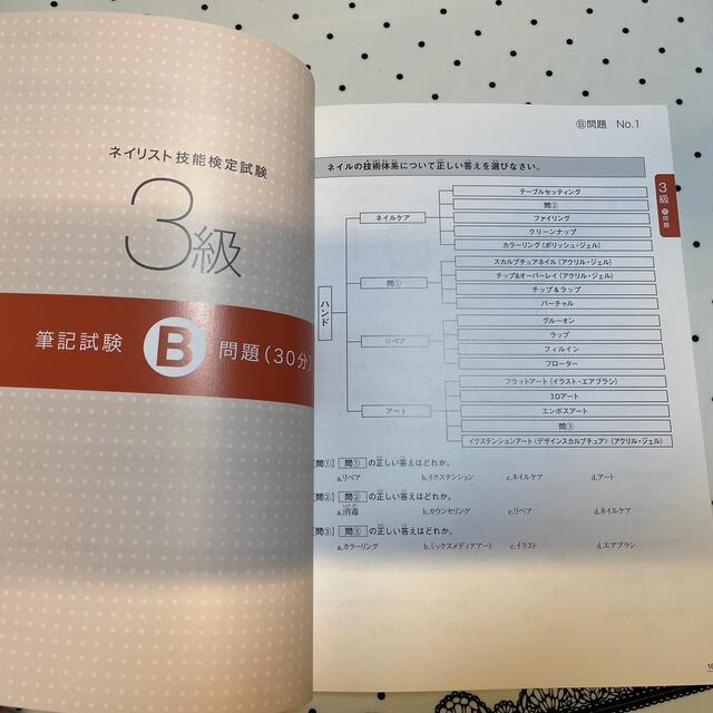 ネイリスト技能検定試験公式問題集等3冊セット