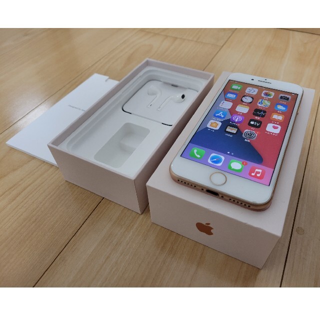 iPhone8 ゴールド 64GB スマートフォン/携帯電話 スマートフォン/携帯
