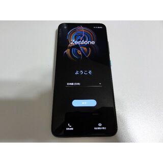 エイスース(ASUS)の【美品】Zenfone8 8GB/256GB ブラック 国内版SIMフリー(スマートフォン本体)