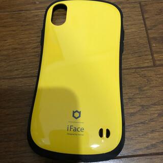アイフォーン(iPhone)のiFace iPhoneⅩ 黄色 イエロー スマホカバー スマホケース(iPhoneケース)