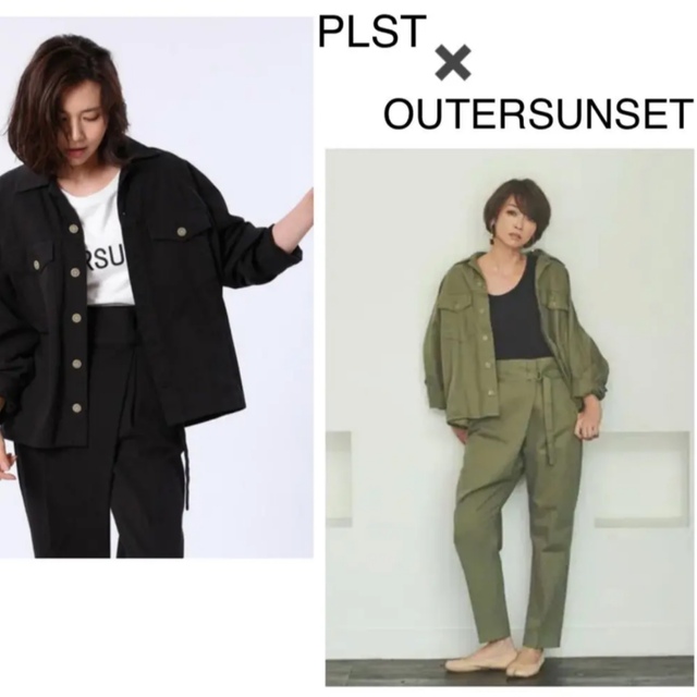 PLST 新品✨PLST× OUTERSUNSET コットンジャケットの通販 by riri's closet｜プラステならラクマ