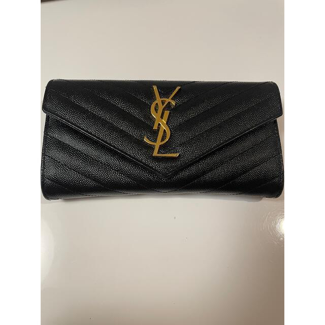 YSL(サンローラン)のロゴ入り長財布