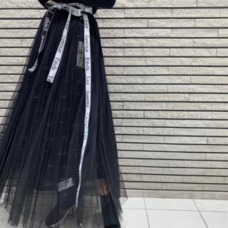 スナイデル(snidel) チュールスカート ロングスカート/マキシスカート 