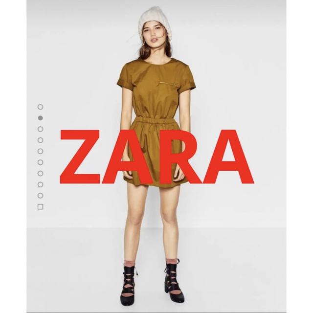 ザラ ZARA ワンピース 風 オールインワン サロペット オーバーオール