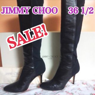 美品 ジミーチュウ アンクルブーツ 24.0cm JIMMY CHOO