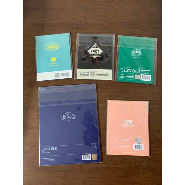 BTS 2、3、4、5TH MUSTER 公式 アクリルスタンド ソクジン5点 お買い得