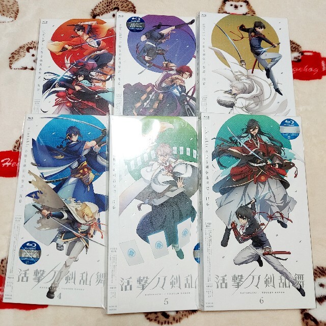 活撃 刀剣乱舞 Blu-ray6巻セット〈完全生産限定版〉ポストカード付き 活撃 刀剣乱舞 Blu-ray6巻セット〈完全生産限定版〉ポストカード付き
