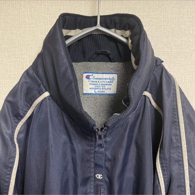 ナイロンジャケット champion チャンピオン 袖プリント Champion ナイロンジャケット ya721