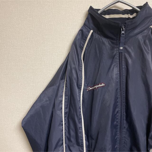 ナイロンジャケット champion チャンピオン 袖プリント Champion ナイロンジャケット ya721