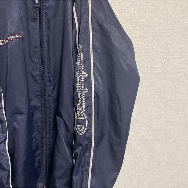 ナイロンジャケット champion チャンピオン 袖プリント Champion ナイロンジャケット ya721