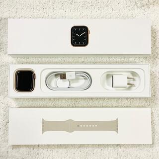 Apple Watch Series 5 ゴールド ステンレス 44mm(腕時計(デジタル))
