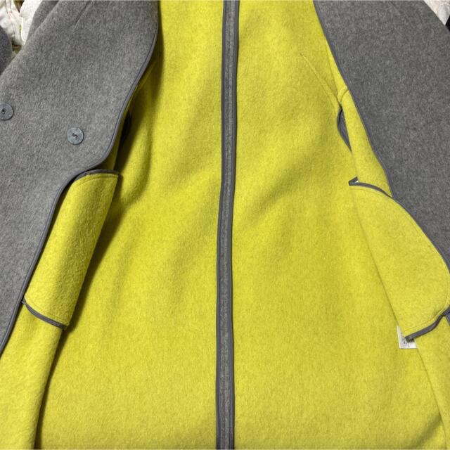 ENFOLD(エンフォルド)のENFOLD リバーウール コクーン ロングコート レディースのジャケット/アウター(ロングコート)の商品写真
