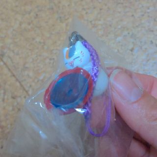 夏目友人帳　ニャンコ先生　酒坏　ガチャ(ストラップ)