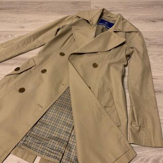 バーバリーブルーレーベル(BURBERRY BLUE LABEL)のバーバリー　ブルーレーベル　トレンチコート　定番　ノバチェック　訳有り品(トレンチコート)