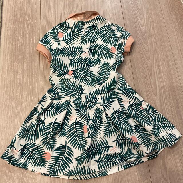 PETIT BATEAU(プチバトー)のusedプチバトー　ポロワンピース　petit bateau 104センチ　4歳 キッズ/ベビー/マタニティのキッズ服女の子用(90cm~)(ワンピース)の商品写真