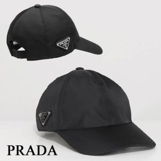 プラダ(PRADA)の極美品 PRADA プラダベースボールナイロンキャップ L(キャップ)