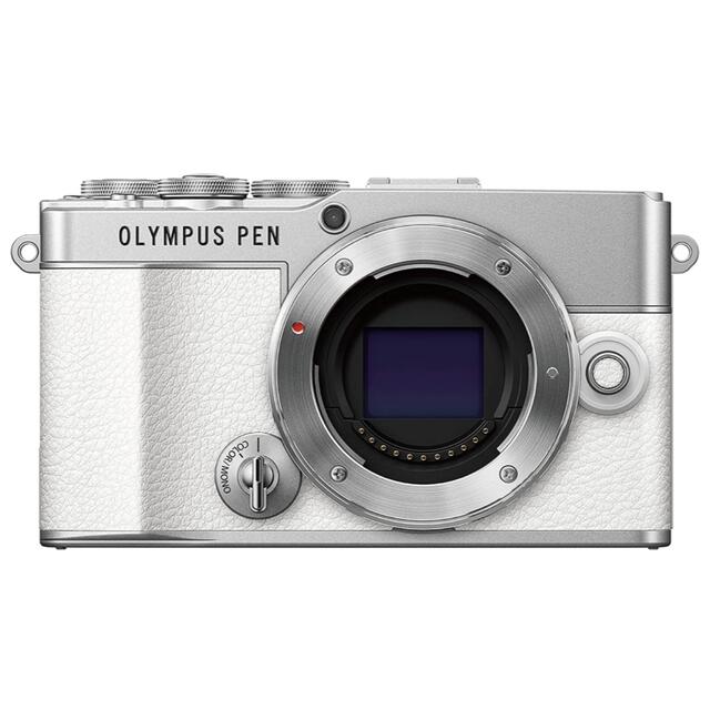 OLYMPUS(オリンパス)のOLYMPUS PEN E-P7 ボディー ホワイト　本体 スマホ/家電/カメラのカメラ(ミラーレス一眼)の商品写真