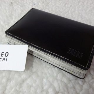 タケオキクチ(TAKEO KIKUCHI)の【新品/本物】TAKEO KIKUCHI（タケオキクチ）名刺入れ/黒(名刺入れ/定期入れ)